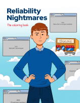 Reliability Nightmares coloring book cover