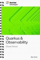 Quarkus Observability Cheat Sheet cover